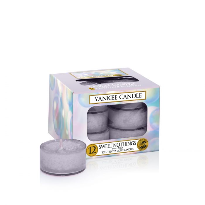 YANKEE CANDLE - 12 TEA LIGHT PROFUMATE SWEET NOTHINGS YANKEE CANDLE - 12 TEA LIGHT PROFUMATE SWEET NOTHINGS