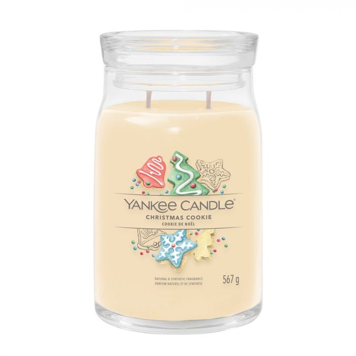 YANKEE CANDLE - GIARA GRANDE 2 STOPPINI COOKIE DE NOEL XMAS