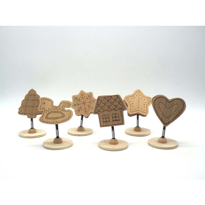 SEGNAPOSTO LEGNO SOGG. NATALE DECOUPAGE H.11X7X6.5CM SEGNAPOSTO LEGNO SOGG. NATALE DECOUPAGE H.11X7X6.5CM