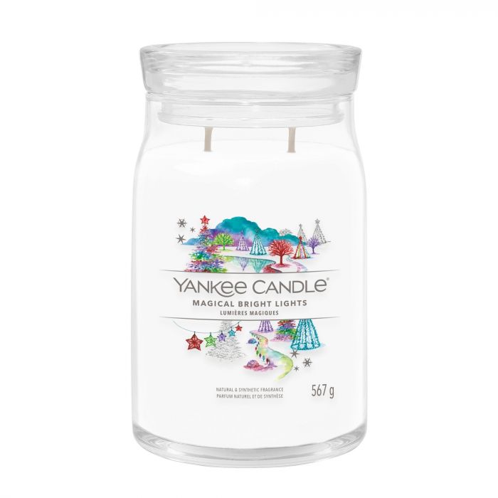 YANKEE CANDLE - GIARA GRANDE 2 STOPPINI MAGICAL BRIGHT LIGHTS XMAS: vendita  online YANKEE CANDLE - GIARA GRANDE 2 STOPPINI MAGICAL BRIGHT LIGHTS XMAS  in offerta