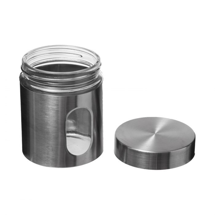BARATTOLO IN VETRO/INOX 0.6LT BARATTOLO IN VETRO/INOX 0.6LT