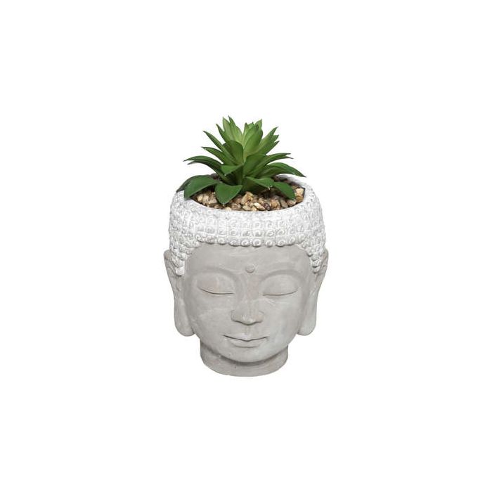 BUDDHA C/PIANTA H 13.5CM BUDDHA C/PIANTA H 13.5CM