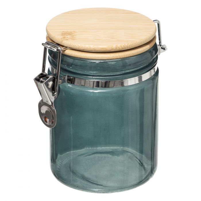 BARATTOLO ERMETICO OTTANIO C/TAPPO IN BAMBOO 0.75LT BARATTOLO ERMETICO OTTANIO C/TAPPO IN BAMBOO 0.75LT