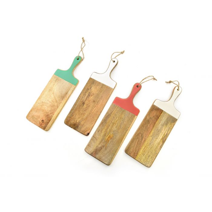 TAGLIARE RETTANGOLARE IN LEGNO C/MANICO LACCATO 45.5X15CM TAGLIARE RETTANGOLARE IN LEGNO C/MANICO LACCATO 45.5X15CM