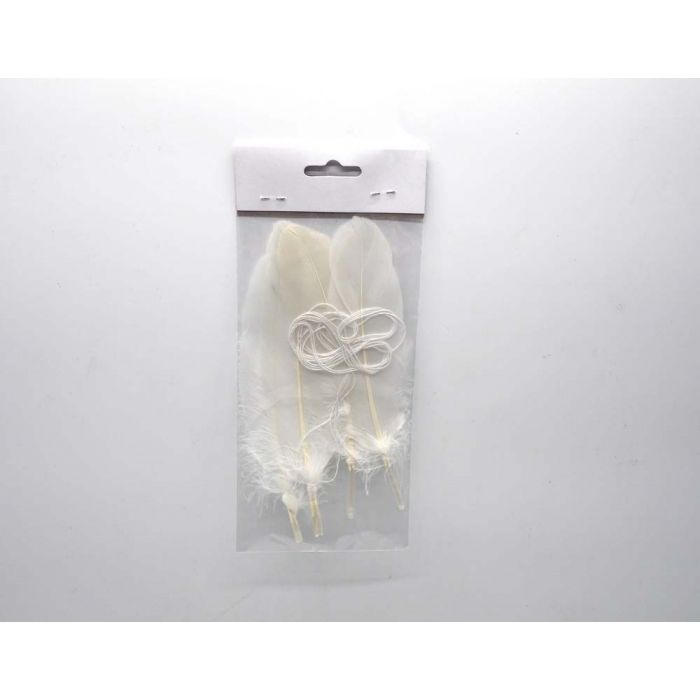 SET 4 PIUME DA APPEND. BIANCHE SET 4 PIUME DA APPEND. BIANCHE