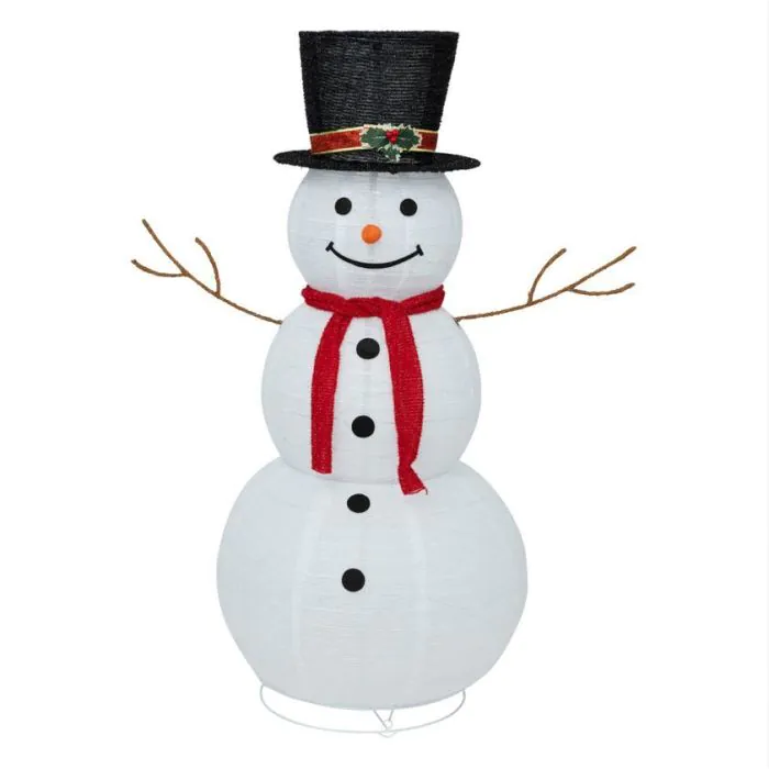 Pupazzo di Neve Semplice Disegni da Colorare - Gratis Stampabile
