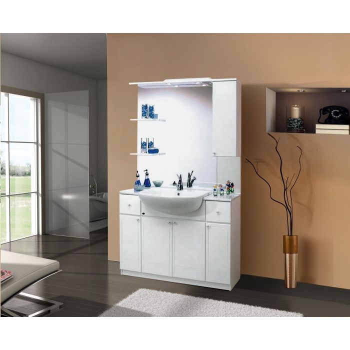 BAGNO TUTTO BIANCO LACCATO C/PENS.DX BAGNO TUTTO BIANCO LACCATO C/PENS.DX
