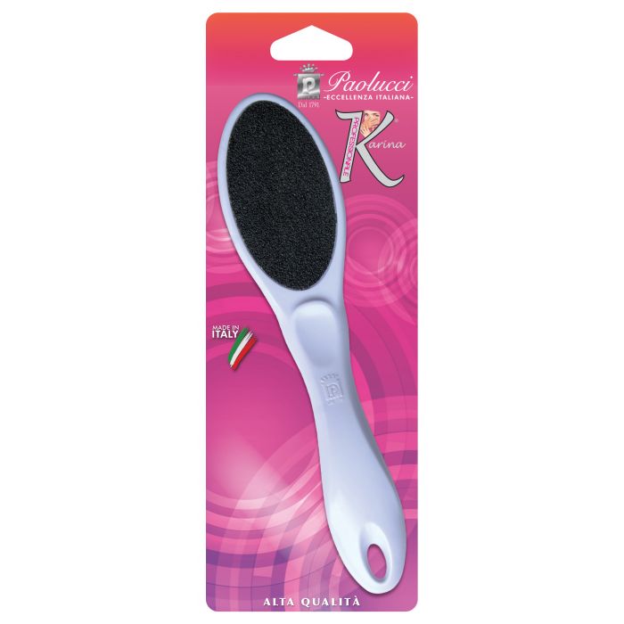 RASPA PER PEDICURE CON ABRASIVO DOPPIA FINITURA LINEA KARINA RASPA PER PEDICURE CON ABRASIVO DOPPIA FINITURA LINEA KARINA