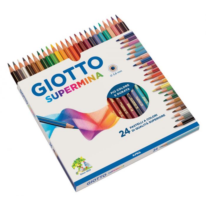 PASTELLO GIOTTO SUPERMINA 24 PEZZI PASTELLO GIOTTO SUPERMINA 24 PEZZI