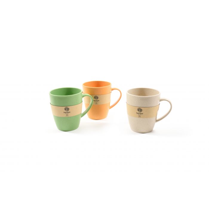 TAZZA MUG IN FIBRA DI BAMBOO SAVE THE PLANET 12XH 10,3CM ASSORTITA TAZZA MUG IN FIBRA DI BAMBOO SAVE THE PLANET 12XH 10,3CM ASSORTITA