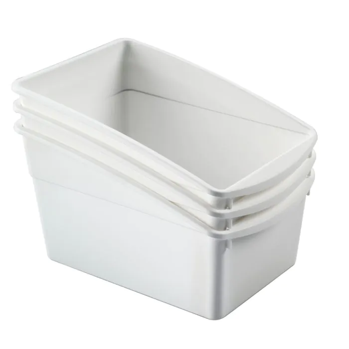 5 Mini Contenitori Quadrati In Plastica Trasparente Con Coperchio - 4,3x4,3x2 Cm, In PP, Per Organizzare Piccoli Oggetti, Perline, Viti, Monete - 3