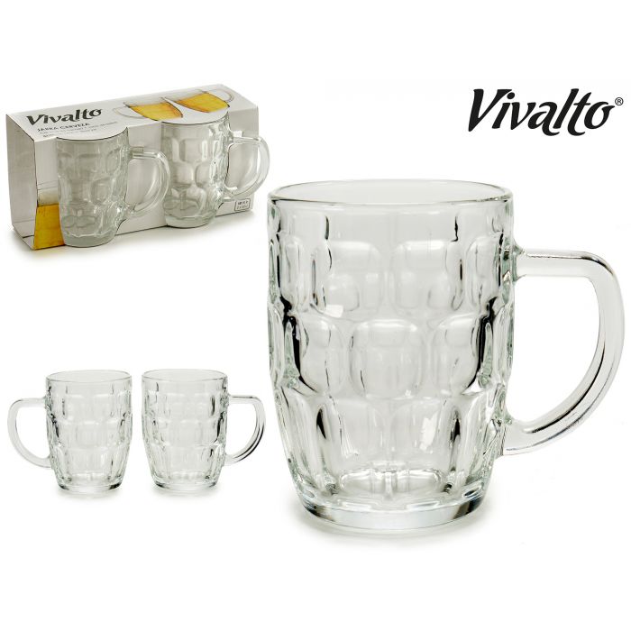 SET 2 BOCCALI BIRRA IN VETRO 520ML SET 2 BOCCALI BIRRA IN VETRO 520ML