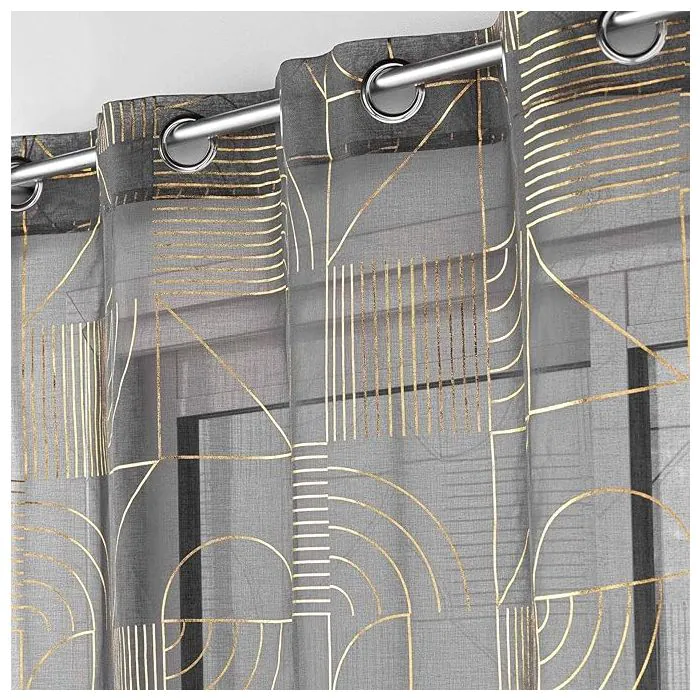 Douceur d'Intérieur Tenda con Occhielli, 140 x 240 cm, Colore: Giallo