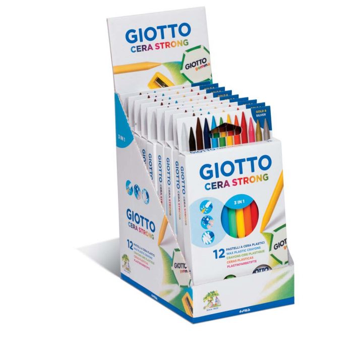 ASTUCCIO 12 GIOTTO CERA STRONG STRONG 2 ASTUCCIO 12 GIOTTO CERA STRONG STRONG 2