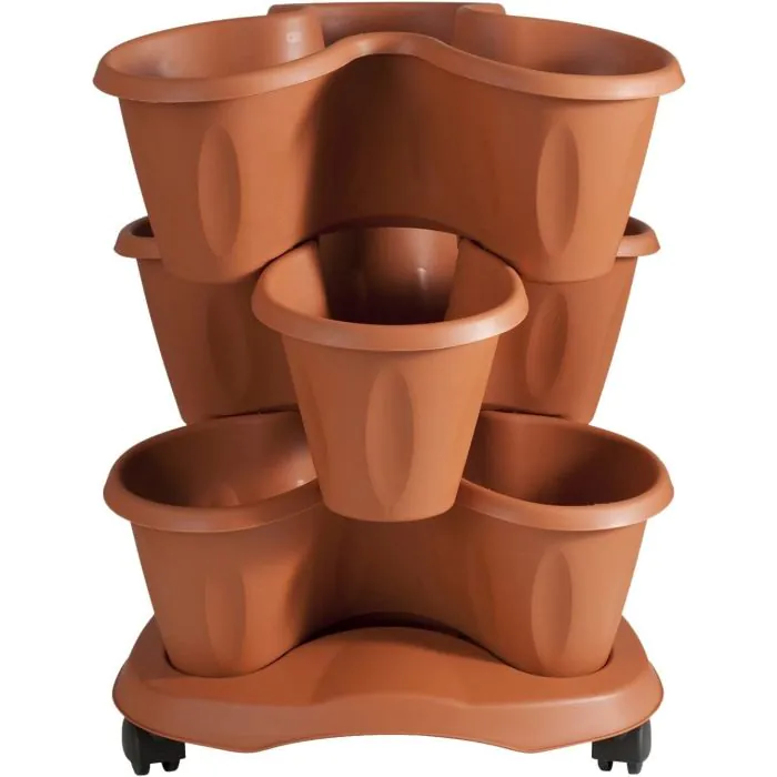 2friends set di 3 vasi grandi per piante Outdoor Don 40x40 | FindTheDeal