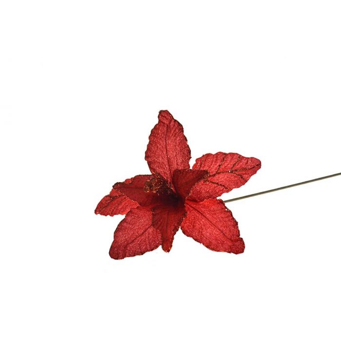 FIORE LUNGO 60CM VELLUTO ROSSO FIORE LUNGO 60CM VELLUTO ROSSO
