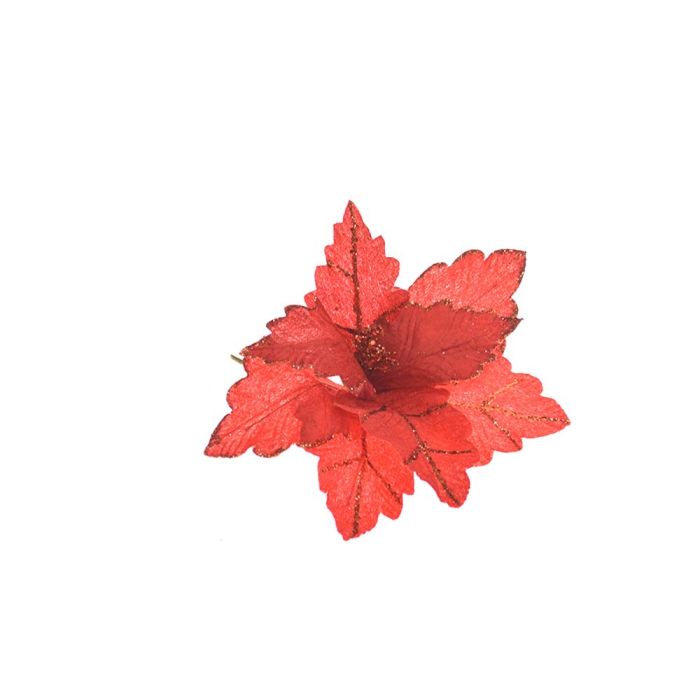 FIORE CORTO 15CM VELLUTO ROSSO FIORE CORTO 15CM VELLUTO ROSSO