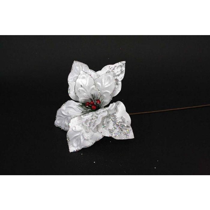 STELLA VELLUTO G.LUNGO C/BACCHE BIANCO/ARGENTO STELLA VELLUTO G.LUNGO C/BACCHE BIANCO/ARGENTO