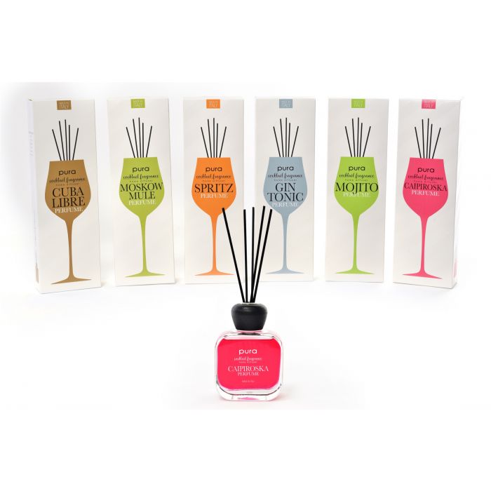 DIFFUSORE DI ESSENZA PURA ELITE COCKTAIL 200ML C/BACCHETTI COTONE