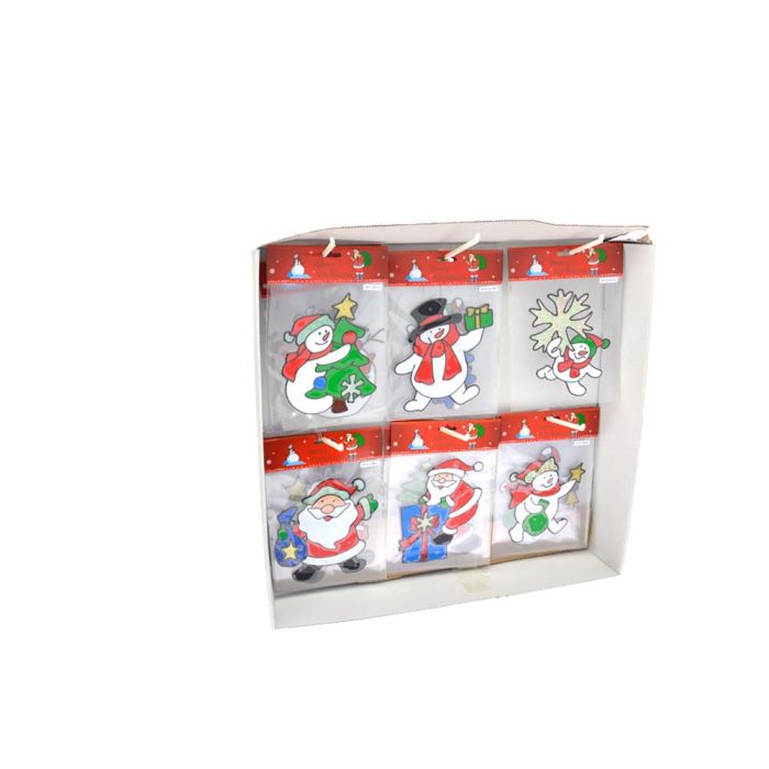 DECORAZIONE STICKER NATALE 18X15 CENTIMETRI SOTTOCOSTO