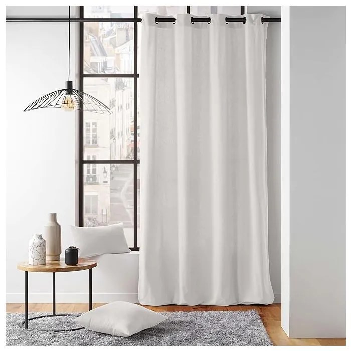 Douceur D'Intérieur, Tenda Con Occhielli (140 X 260 Cm) Fantasia, Poliestere Stampato - Foto 9