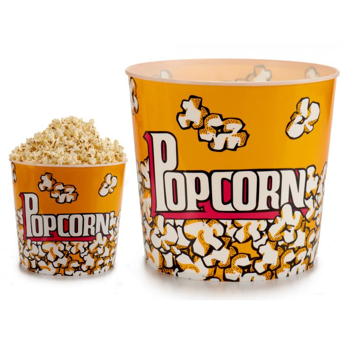 RECIPIENTE POP CORN GIGANTE ROTONDO