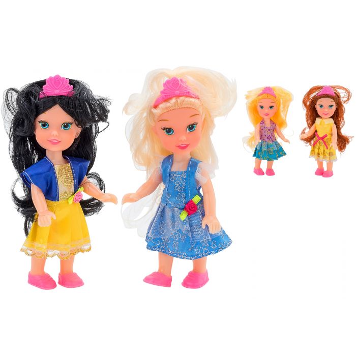 BAMBOLE PRINCIPESSE MINI 2PZ BAMBOLE PRINCIPESSE MINI 2PZ