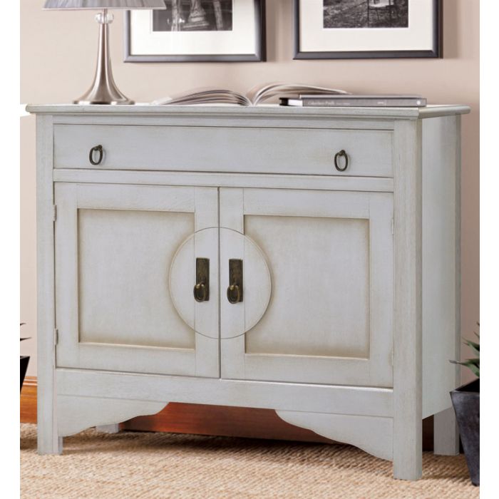 CREDENZA 2 P. E 1 CASS. BIANCO PATIN