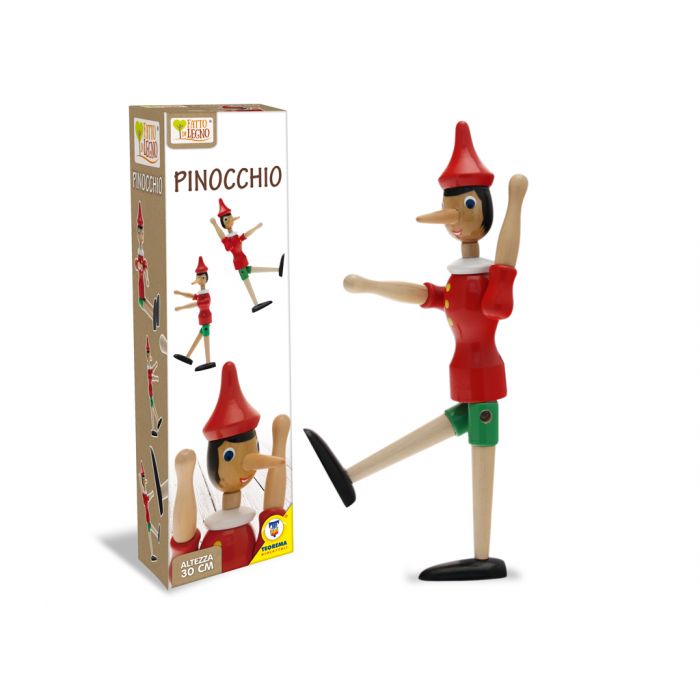 PINOCCHIO IN LEGNO 30CM PINOCCHIO IN LEGNO 30CM