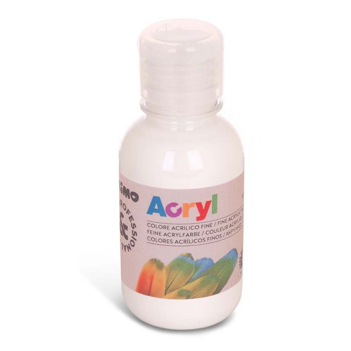 BOTT. COLORE ACRILICO BIANCO 125 ML BOTT. COLORE ACRILICO BIANCO 125 ML