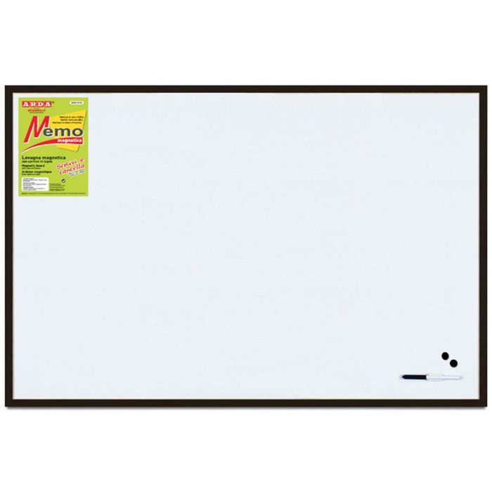 LAVAGNA MAGNETICA BIANCA CON CORNICE MDF NERA E ACCESSORI 60X90CM : vendita  online LAVAGNA MAGNETICA BIANCA CON CORNICE MDF NERA E ACCESSORI 60X90CM in  offerta