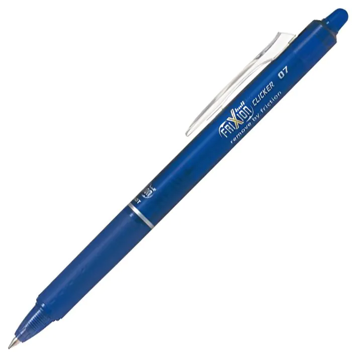 Penna Pilot Frixion Ball 0.7mm - Inchiostro Gel Cancellabile - Ricaricabile Blu - Foto 10