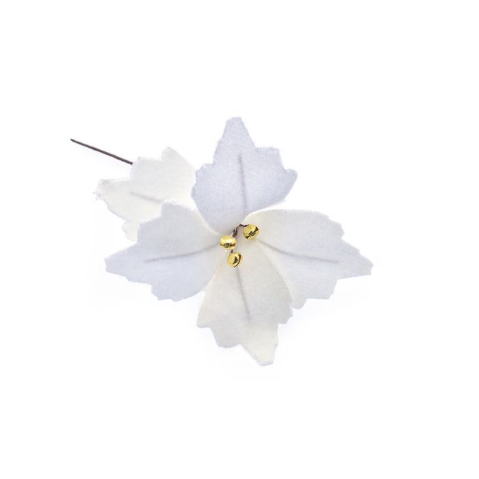 FIORE GAMBO CORTO VELLUTO/GLITTER PANNA/ORO FIORE GAMBO CORTO VELLUTO/GLITTER PANNA/ORO