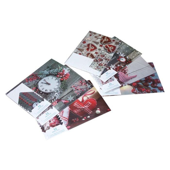 SET 12PZ TOVAGLIETTA COLAZIONE C/S.BICCH. SET 12PZ TOVAGLIETTA COLAZIONE C/S.BICCH.