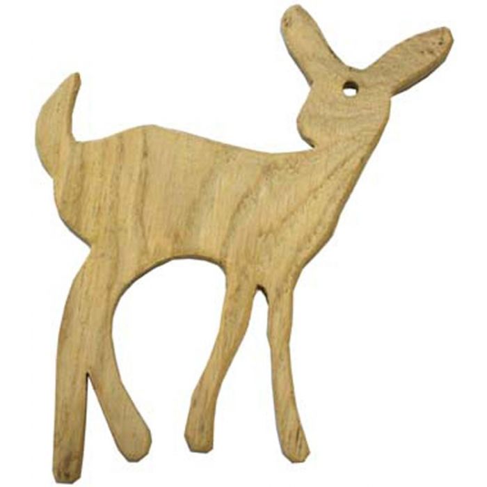 DECORO PER ALBERI A FORMA DI BAMBY H 18X16 CM DECORO PER ALBERI A FORMA DI BAMBY H 18X16 CM