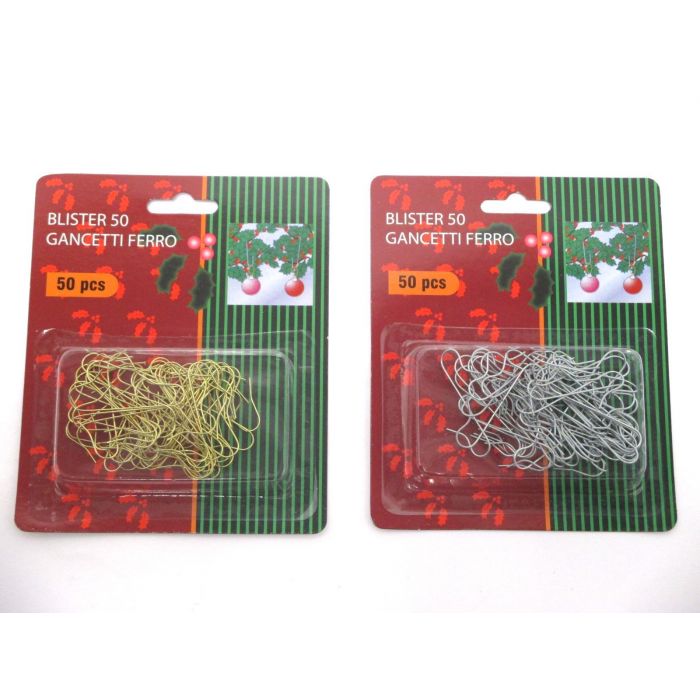 BLISTER 50 GANCETTI FERRO ALBERO BLISTER 50 GANCETTI FERRO ALBERO