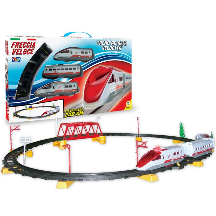 PISTA TRENO FRECCIA VELOCE 230CM PISTA TRENO FRECCIA VELOCE 230CM