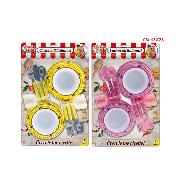 PICCOLO CHEF DINNER SET 12PZ PICCOLO CHEF DINNER SET 12PZ