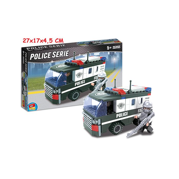 COSTRUZINI CLICK CLACK CAMION POLICE SERIE