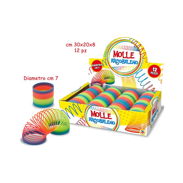 MOLLA COLORI ARCOBALENO 12PZ MOLLA COLORI ARCOBALENO 12PZ