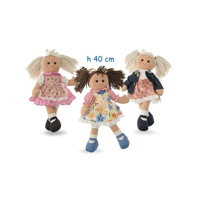 BAMBOLA IN PEZZA PRIMAVERA 40CM