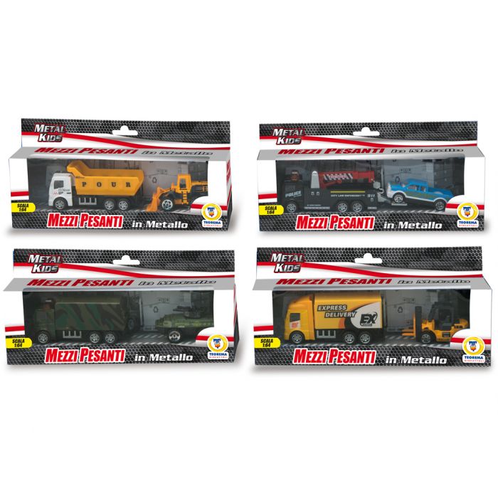 MEZZI PESANTI 4 MDL IN METALLO MEZZI PESANTI 4 MDL IN METALLO