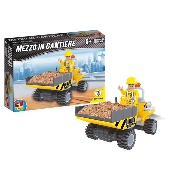 COSTRUZIONI CLICK CLACK MEZZO IN CANTIERE 89PZ