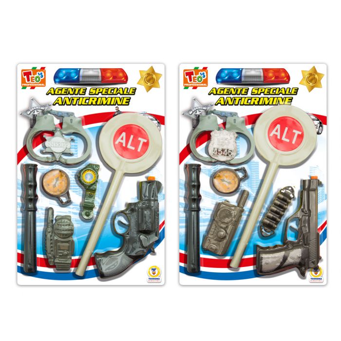 POLICE SET PALETTA PISTALA E ACCESSORIO POLICE SET PALETTA PISTALA E ACCESSORIO