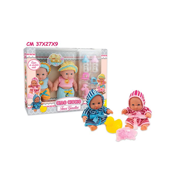BAMBOLOTTI GEMELLINI C/ACCESSORI BAMBOLOTTI GEMELLINI C/ACCESSORI