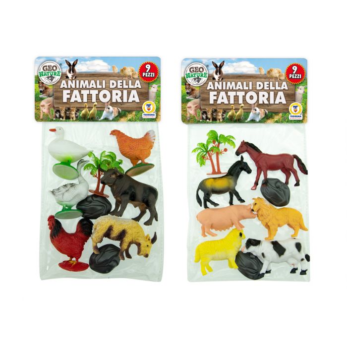 ANIMALI DELLA FATTORIA 9PZ ASSORTITO ANIMALI DELLA FATTORIA 9PZ ASSORTITO