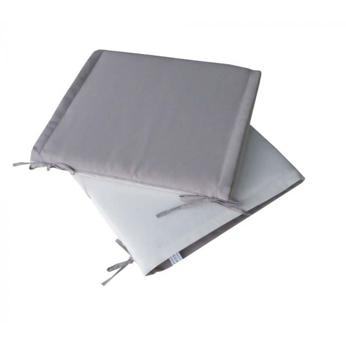 CUSC.COPRISEDIA LIGHT GREY/ECRU 40X40X4CM