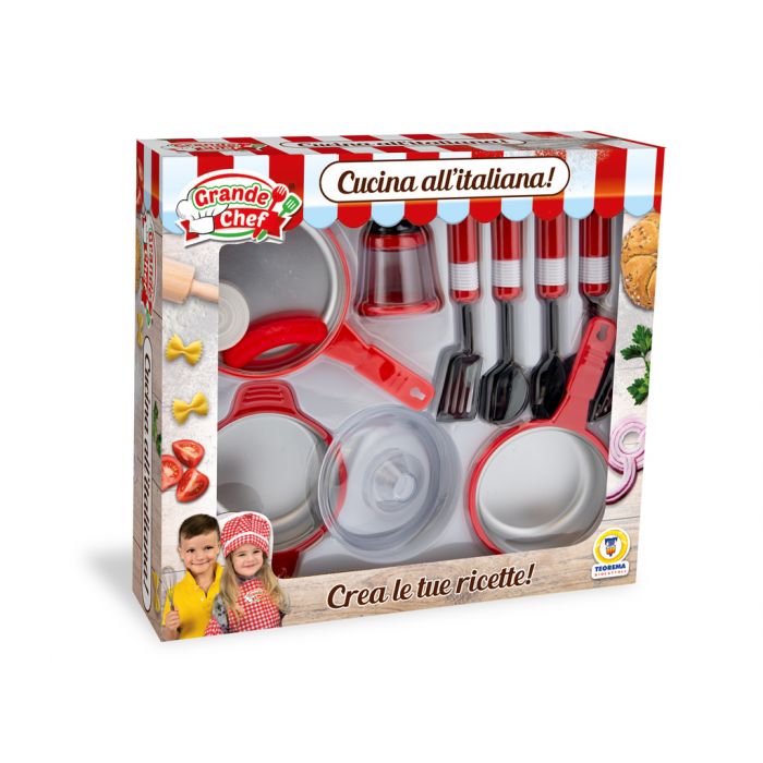 Giochi per bambini con Cucina: Pentoline con Accessori