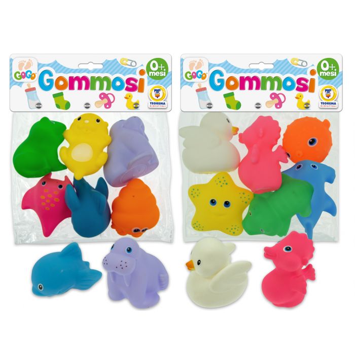 GOMMOSI ANIMALI ACQUATICI CON SPRUZZO GOMMOSI ANIMALI ACQUATICI CON SPRUZZO