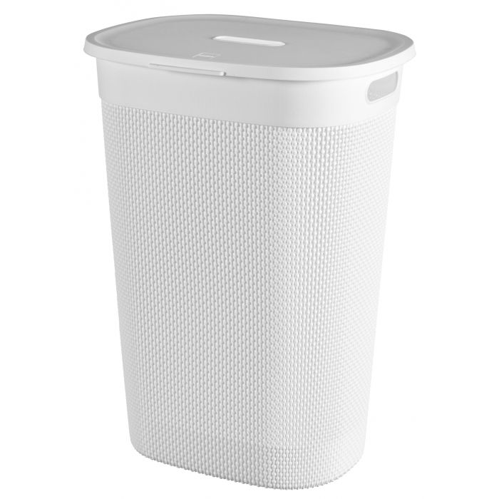 CESTO PORTABIANCHERIA FILO CURVER IN PLASTICA RICICLATA 44X35X61CM 55LT  BIANCO : vendita online CESTO PORTABIANCHERIA FILO CURVER IN PLASTICA  RICICLATA 44X35X61CM 55LT BIANCO in offerta